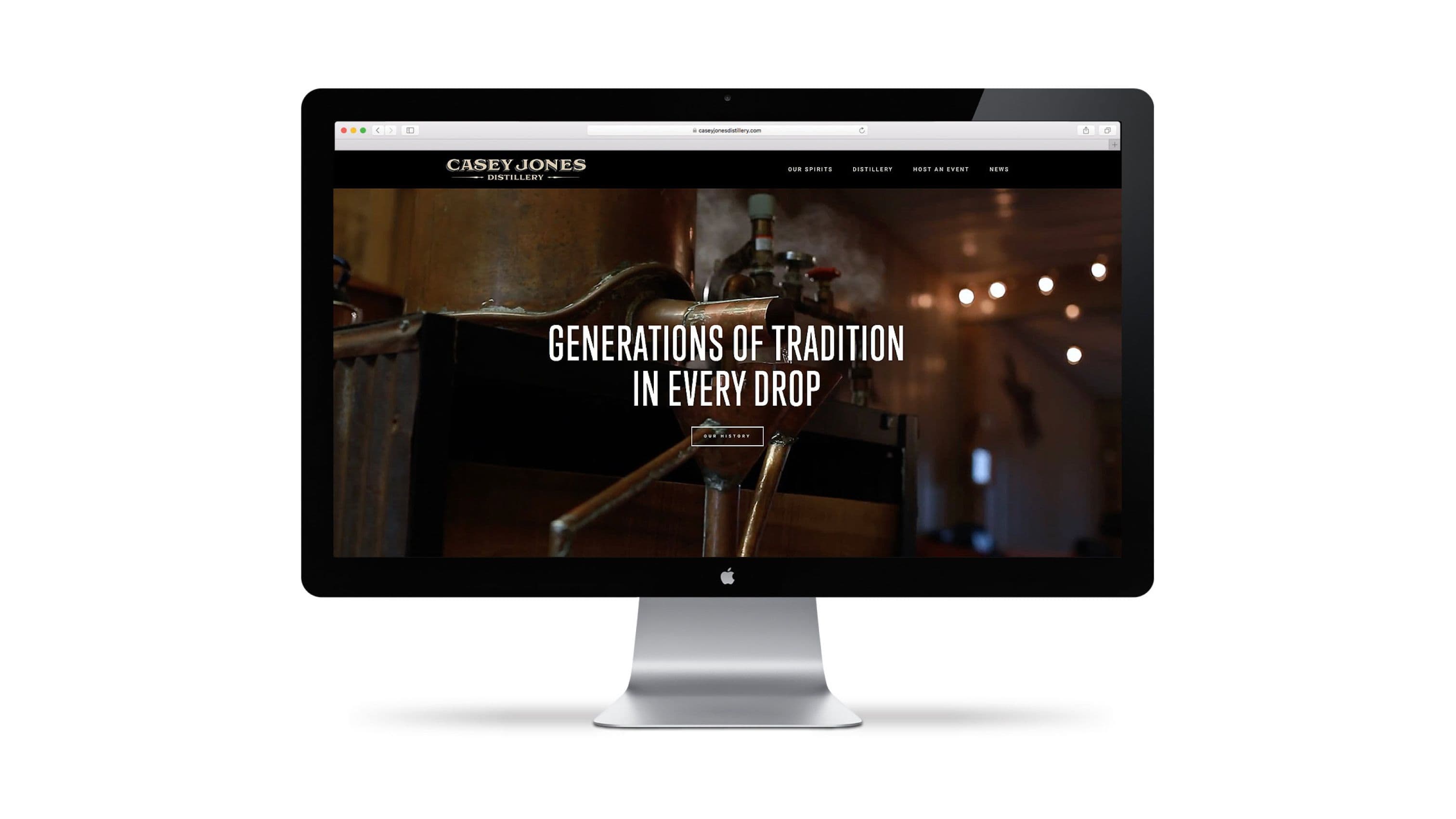 Casey Jones Distillery Website