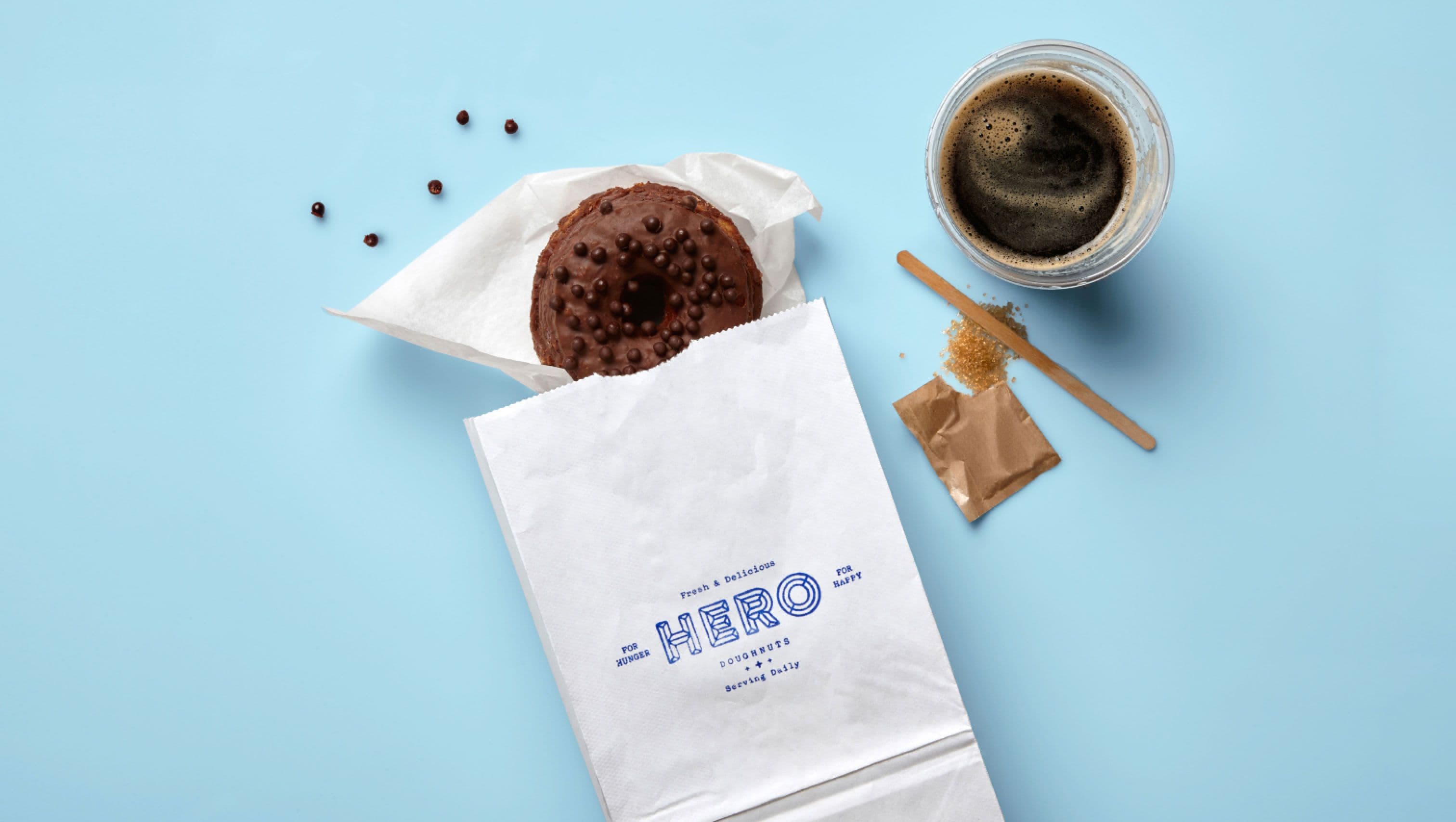 Hero Doughnuts and coffee