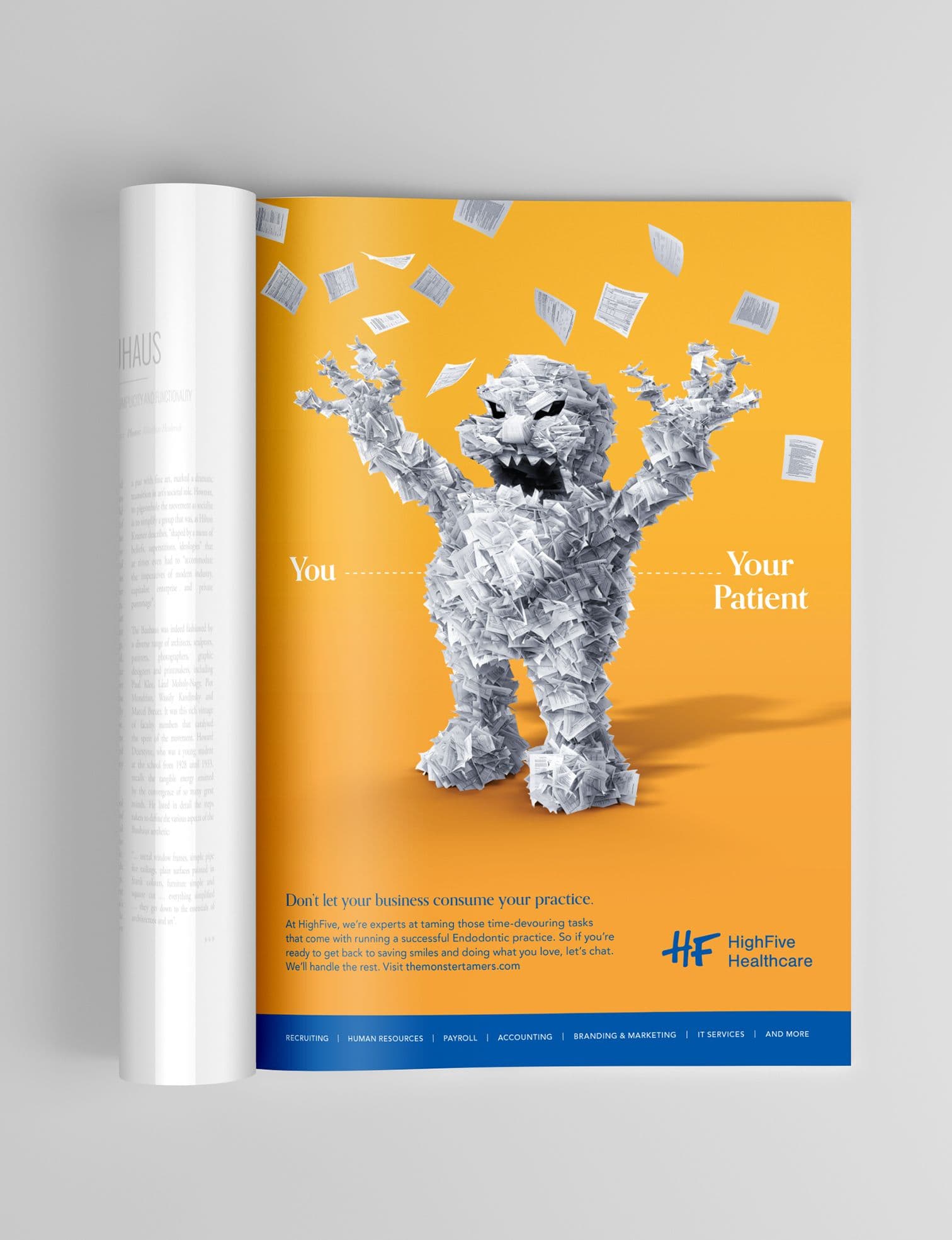 HighFive Print Ad