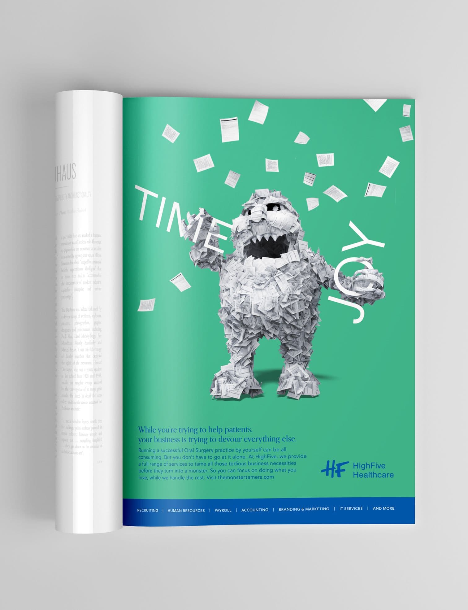 HighFive Print Ad